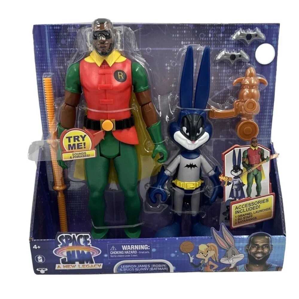 Space Jam‎ New Legacy LeBron James Talking Robin Bugs Bunny Batman Sounds NEW